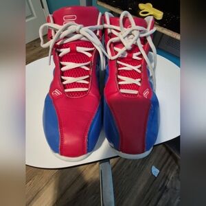 Fila Red and Blue Sneakers Athletic Design